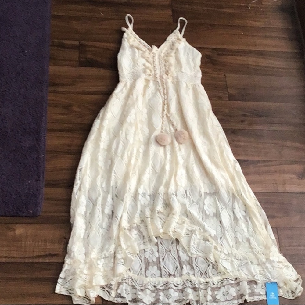 Cupshe Bohemian Lace Dress NWT
